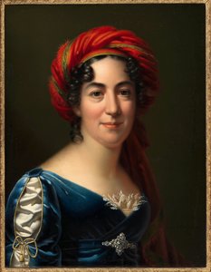 Portret pisarki Caroline Pichler 1769-1843, 1818. autorstwa Carl von Sales