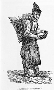 Szewc, rycina Carle Vernet.