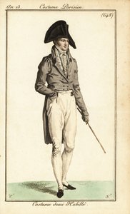 Dandy w półformalnym stroju, Paryż