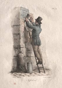 Plakat rachunku. autorstwa Carle Vernet