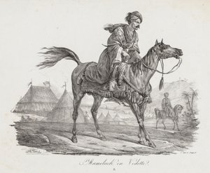 Duża suita koni: Mamelucke konny, ok. 1900 r. 1818. autorstwa Carle Vernet
