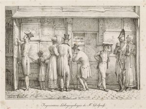 Drukarnia Litograficzna F. Delpecha autorstwa Carle Vernet
