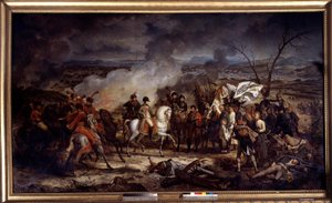 Wojna napoleońska: „” Cesarz Napoleon I (1769-1821) podczas bitwy pod Austerlitz w dniu 2.12.1805 r. Obraz Antoine