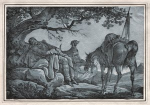 Śpiący żołnierz autorstwa Carle Vernet