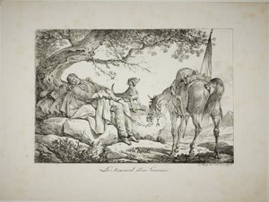 Śpiący wojownik autorstwa Carle Vernet