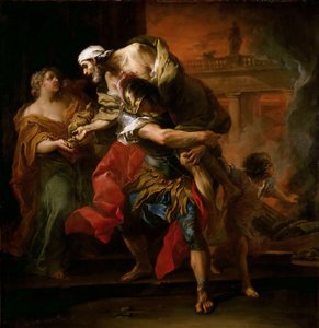 Eneasz niosący Anchise autorstwa Carle van Loo