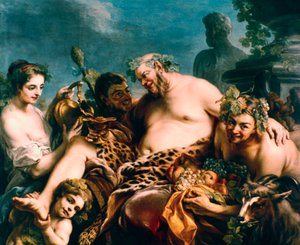 Pijany Silenus, 1747. autorstwa Carle van Loo