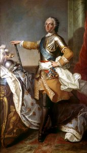 Ludwik XV (1710-1774), król Francji w latach 1774-1792 autorstwa Carle van Loo