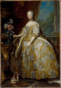 Portret Marii Leczińskiej, królowej Francji (Leczyńska, Lesiczka lub Lezinka autorstwa Carle van Loo