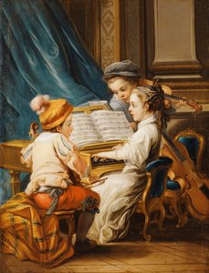 Cztery Sztuki - Muzyka, autorstwa Carle van Loo