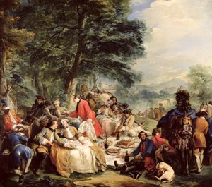 Obiad polowania, 1737
