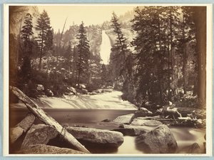 Nevada Fall, Yosemite autorstwa Carleton E. Watkins