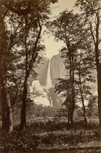Wodospad Yosemite, 2634 ft. autorstwa Carleton E. Watkins