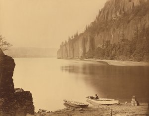 Przylądek Horn, rzeka Kolumbia, 1867. autorstwa Carleton Emmons Watkins