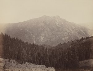 Downeville Butte, lata sześćdziesiąte XIX wieku (zdjęcie) autorstwa Carleton Emmons Watkins