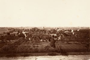 Oakland, z Akademii Wojskowej, 1864, druk ok. 1876. autorstwa Carleton Emmons Watkins