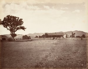 Ranczo Santa Margarita, 1876, druk ok. 1876. autorstwa Carleton Emmons Watkins