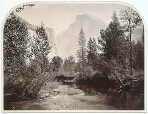 Taysayac, Half Dome, 4967 stóp, Yosemite autorstwa Carleton Emmons Watkins