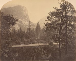 Jezioro u stóp Half Dome, 1861. autorstwa Carleton Emmons Watkins