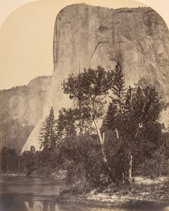 Tutucanula, El Capitan, 1861. autorstwa Carleton Emmons Watkins