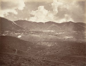 Virginia City, 1875, wydrukowany ok. 1876. autorstwa Carleton Emmons Watkins