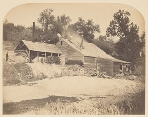 [Agua Fria Mill] autorstwa Carleton Watkins