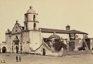 Misja, San Luis Rey de Francia autorstwa Carleton Watkins