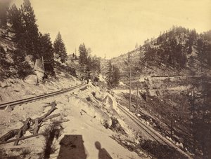 Widok na jezioro Tahoe autorstwa Carleton Watkins