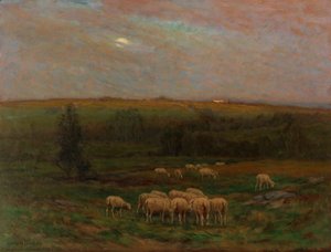 Wieczór po prysznicu, b.d. autorstwa Carleton Wiggins