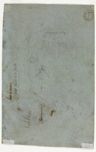 Szkic głowy dziecka (verso)