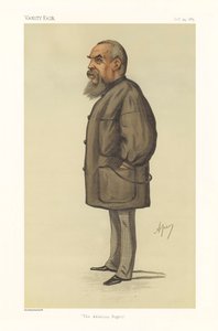 Kapitan Richard Francis Burton - stojący portret autorstwa Carlo (1839 89) Pellegrini