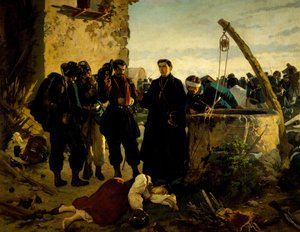 Anna Cuminello znaleziona martwe dni po bitwie pod San Martino w 1859 roku, Carlo Ademollo (1825-1911)