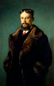 Portret Alfonsa Serbatistiego, autorstwa Carlo Ademollo (1824-1911), olej na płótnie