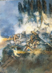 24 czerwca 1859 - Bitwa pod San Martino, namalowany przez Carlo Ademollo