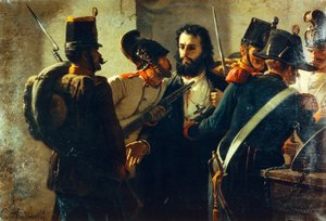 Ugo Bassi w więzieniu Comacchio, Carlo Ademollo (1825-1911)