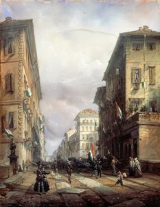 Odcinek pięciu dni Mediolanu autorstwa Carlo Bossoli