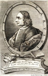Portret skrzypka i kompozytora Giuseppe Tartiniego 1692-1770, początek lat 60. XVIII wieku. autorstwa Carlo Calcinotto