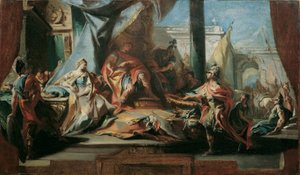 Wielkoduszność Scypiona autorstwa Carlo Carlone