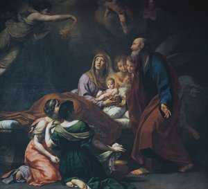 Narodzenia Maryi autorstwa Carlo Cignani