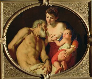 Miłosierdzie rzymskie (Cimon i Pero), ok.16901700