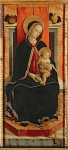 Madonna z Dzieciątkiem ze świętymi, poliptyk autorstwa Carlo Crivelli