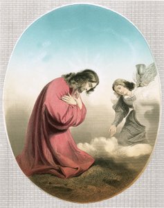 Anioł ukazujący się Chrystusowi autorstwa Carlo Dolci