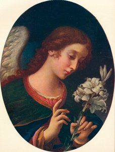 Anioł Zwiastowania, XVII wiek autorstwa Carlo Dolci