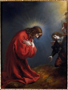 Chrystus w Ogrodzie Oliwnym Obraz Carlo Dolci (1616-1686) Genes z XVII wieku, Musei di Strada Nuova (ex Palazzo Rosso)