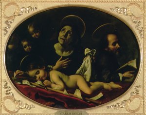 Sen Dzieciątka Św. Jan Chrzciciel autorstwa Carlo Dolci