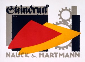 Reklama „Nauck and Hartmann”, c.1915-16 autorstwa Carlo Egler