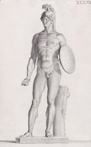 Posąg Marsa, 1734