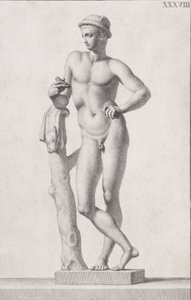 Posąg Merkurego, 1734