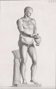 Posąg sportowca, 1734