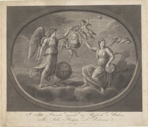 Alegorie op Galileo Galilei Siedem planet namalowanych przez Raffaele d